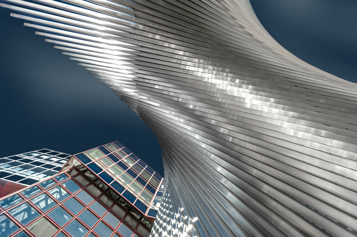 Steel sculpture Poster och Canvastavla