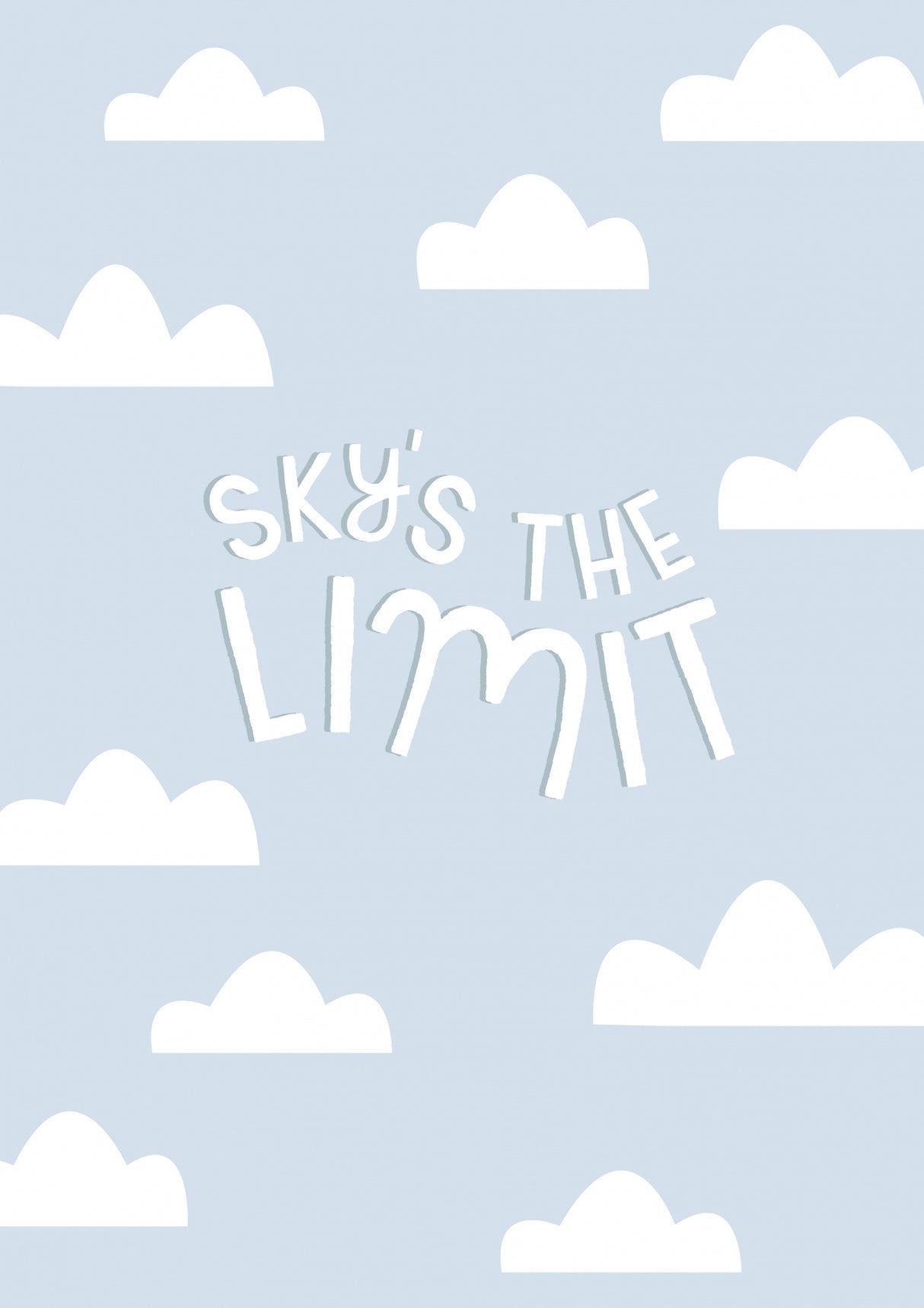Skys the Limit Poster och Canvastavla
