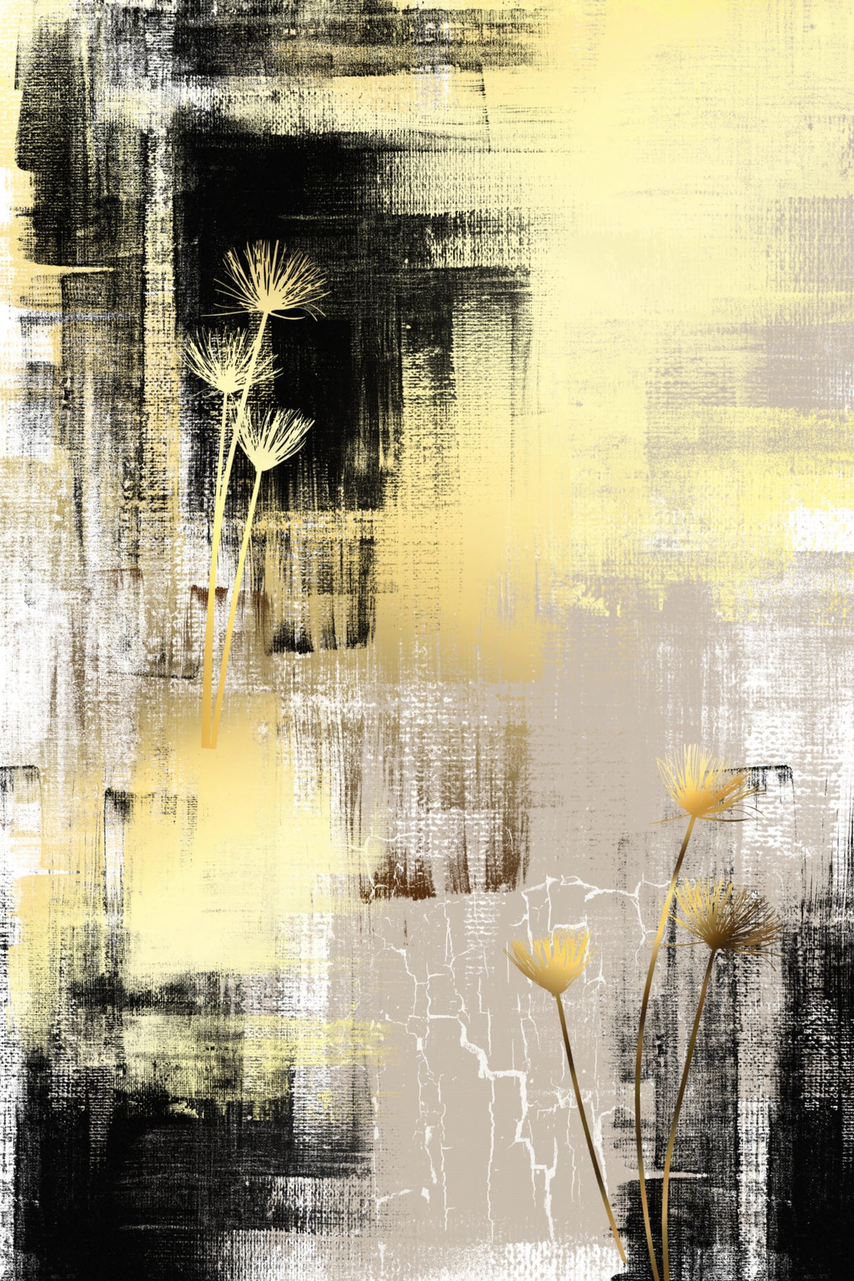 royal gold-1 Poster och Canvastavla