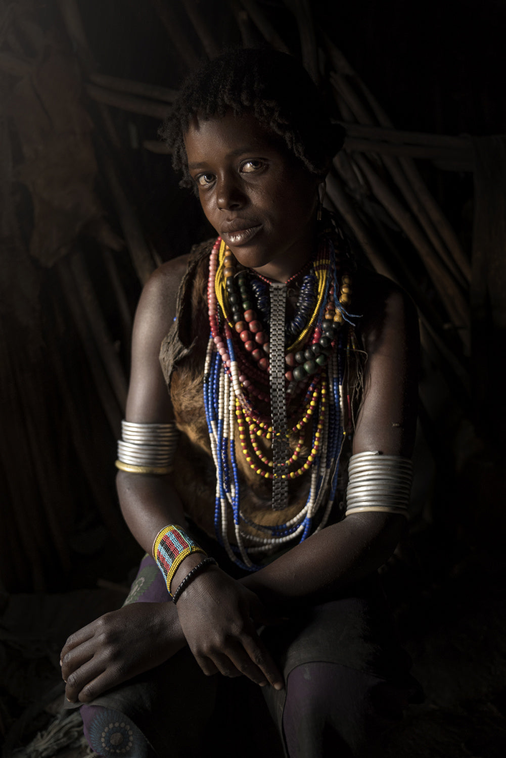 Ethiopian Abore tribes Poster och Canvastavla