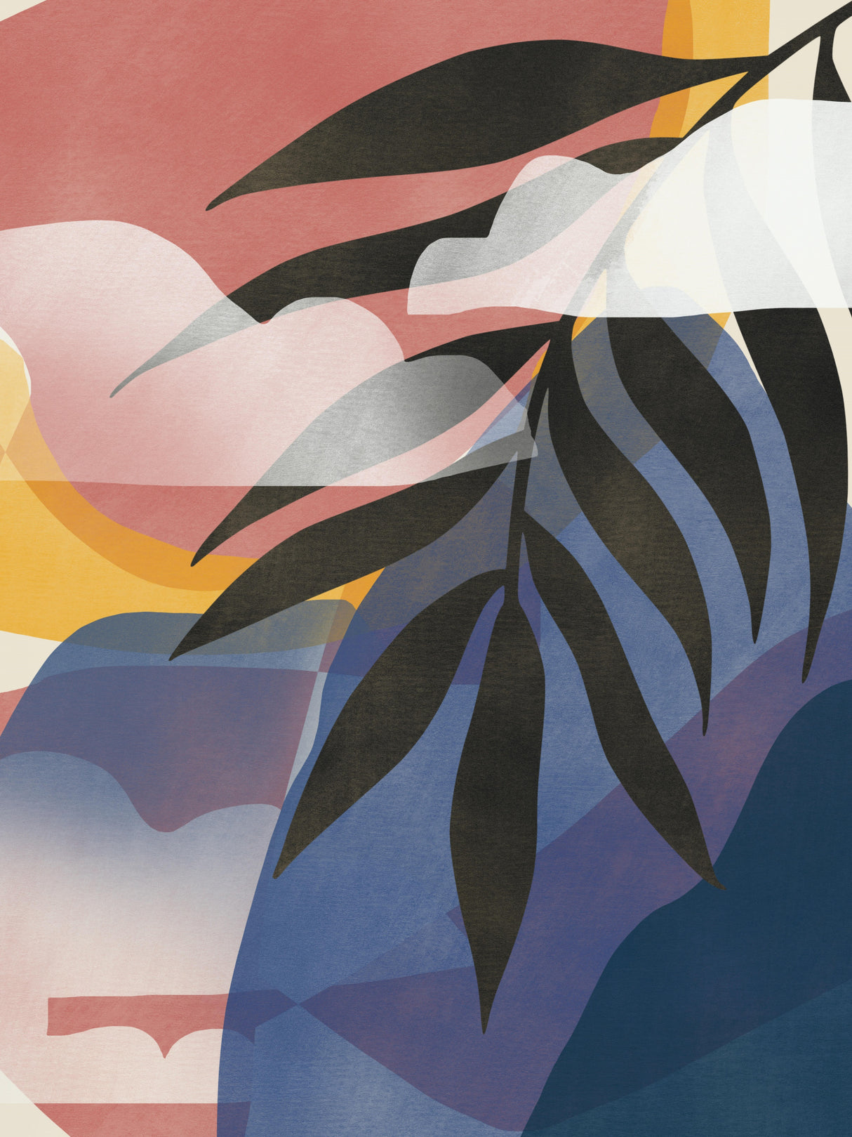 White Cloud Mountain Poster och Canvastavla