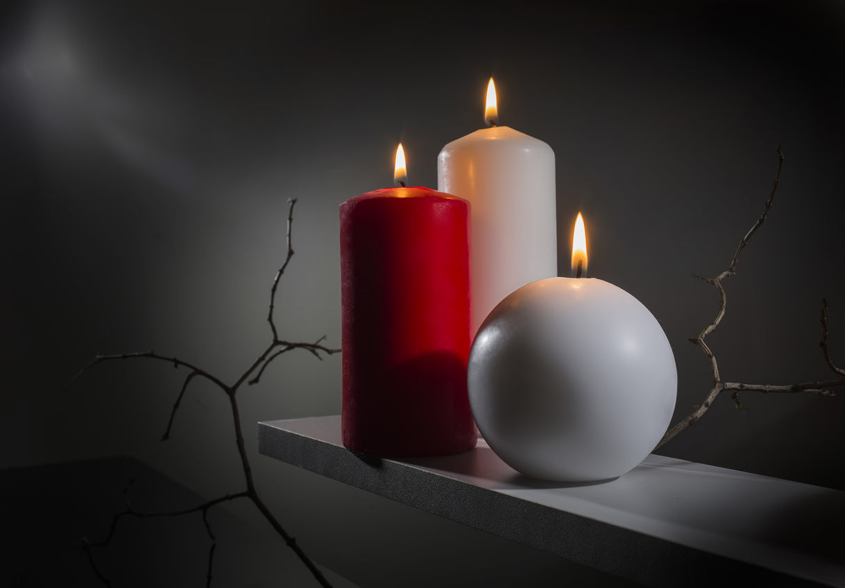 "Three candles" Poster och Canvastavla