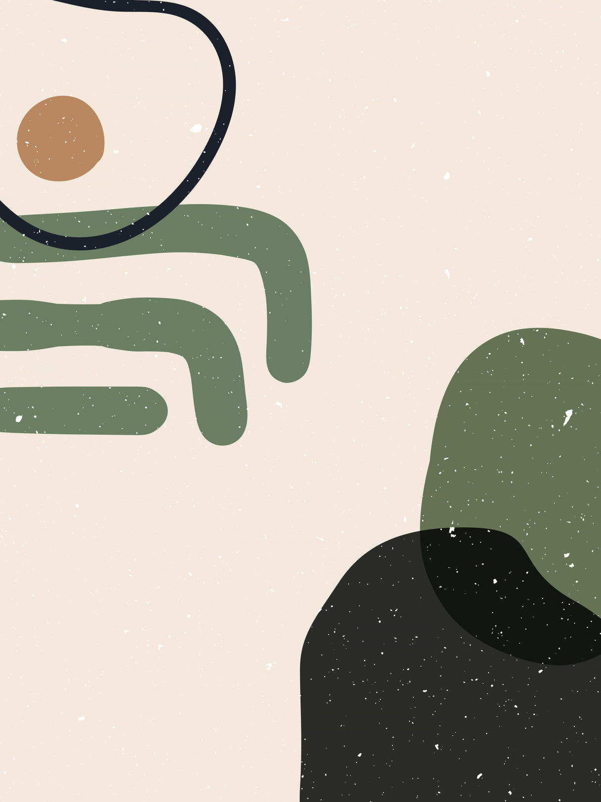 Abstract composition 7 Poster och Canvastavla