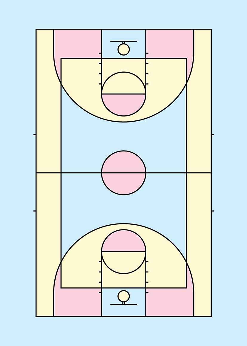 Basketball 13 Vas och keramikposter