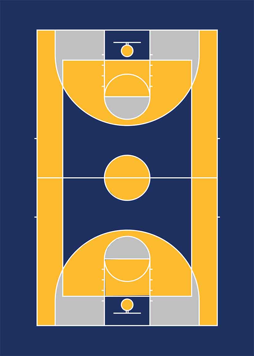 Basketball 16 Vas och keramikposter