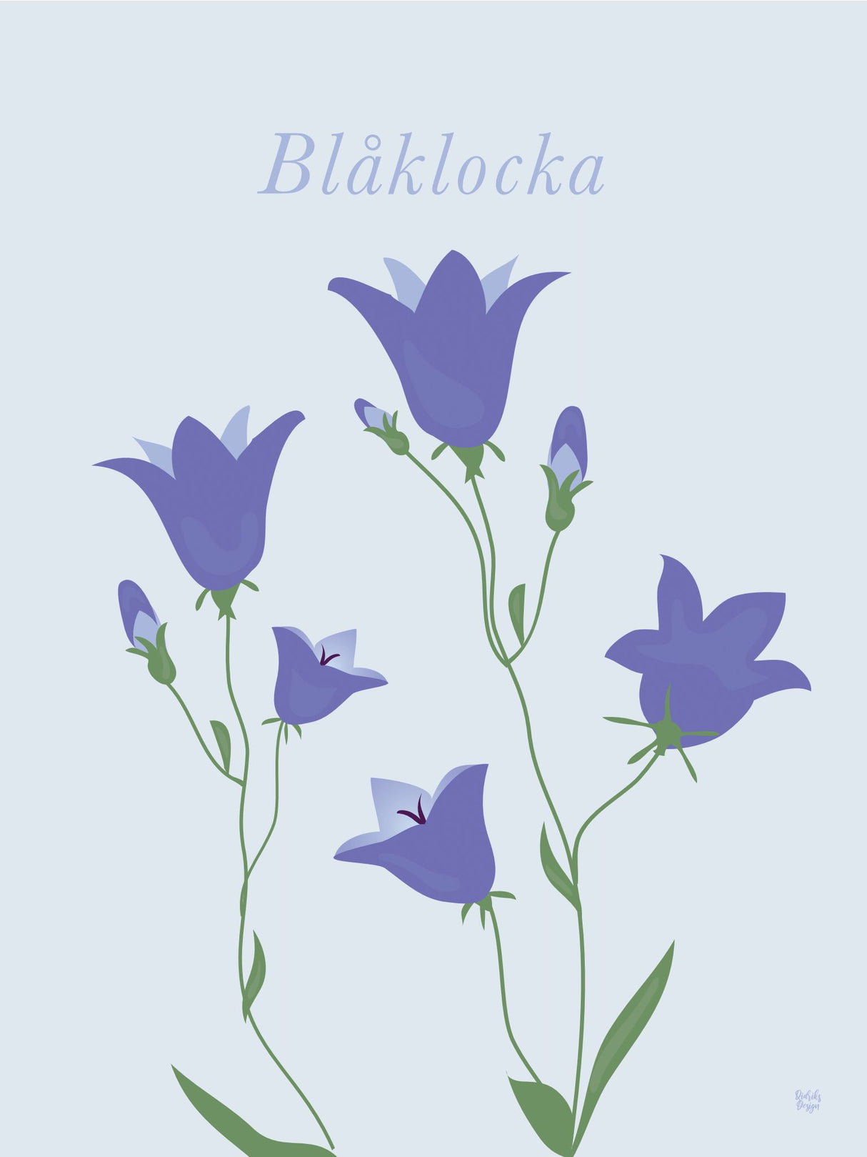 Blåklocka poster