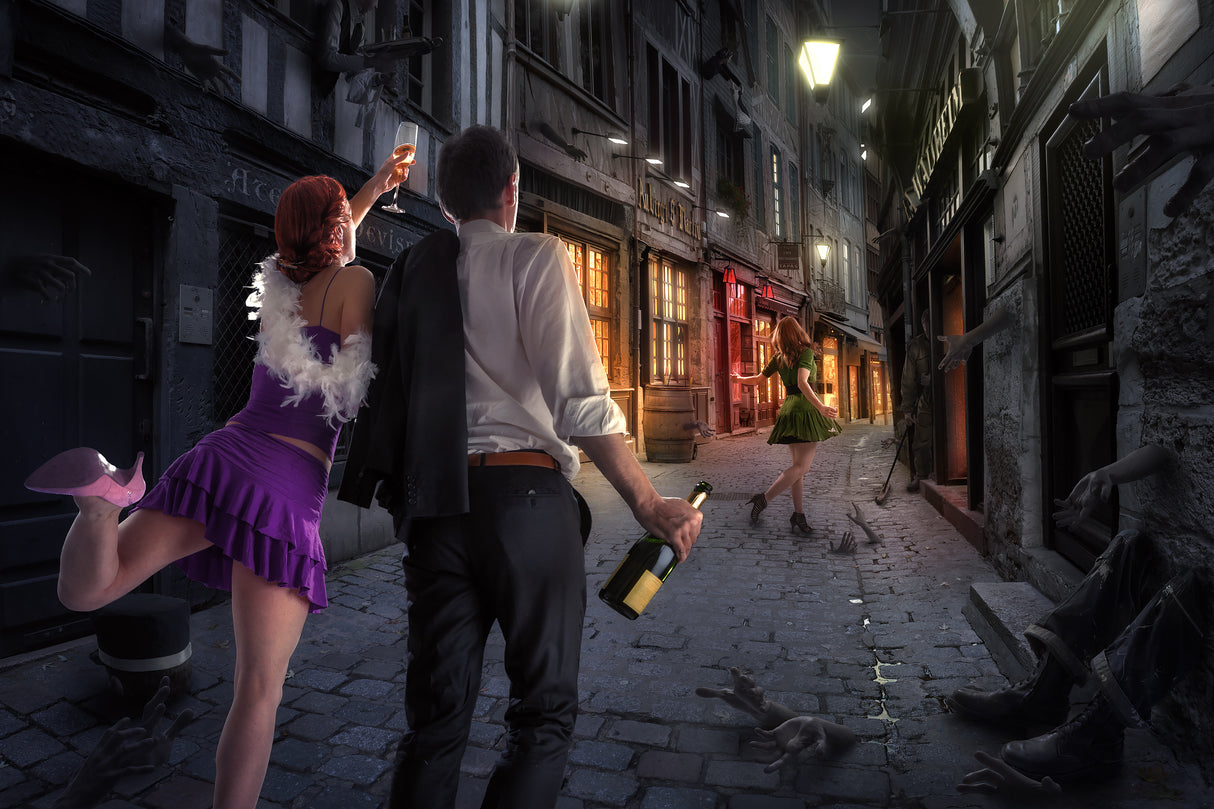 City Shadows Poster och Canvastavla