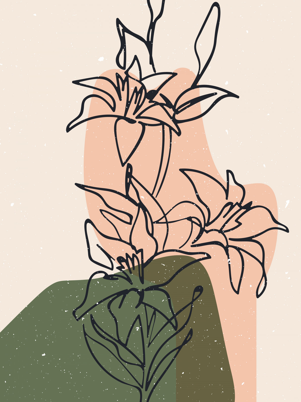 Abstract composition 17 Poster och Canvastavla