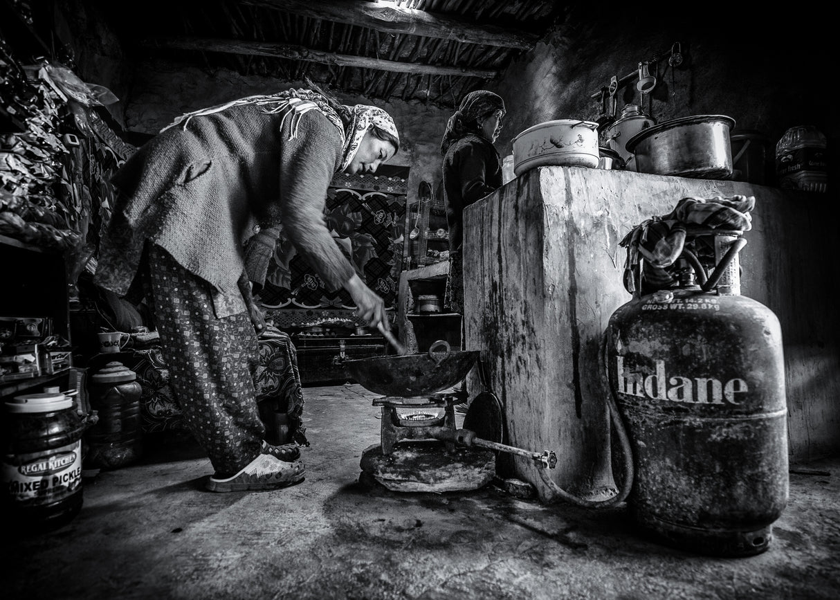 Tibetan Kitchen Poster och Canvastavla