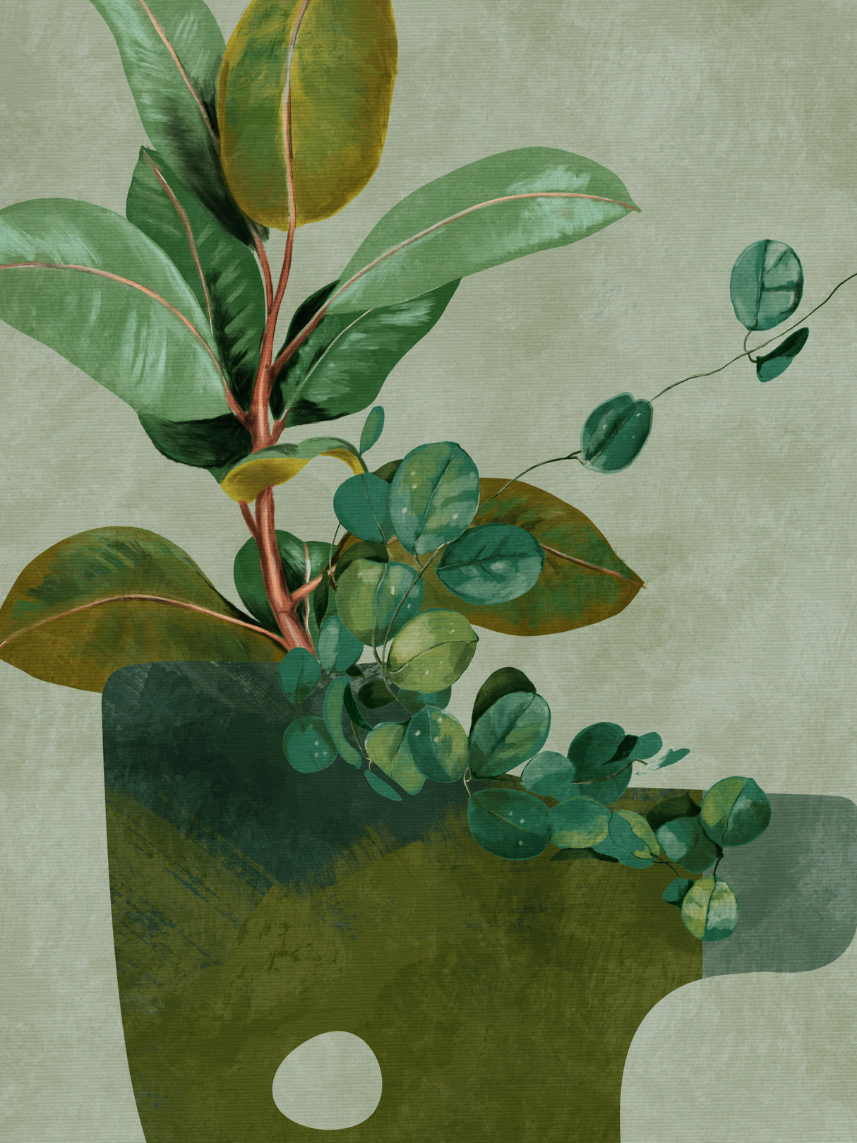 Leaves More 12 Poster och Canvastavla