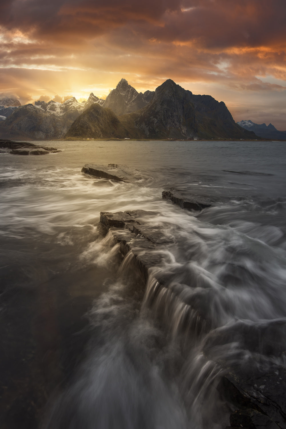 Midnight Sun II Poster och Canvastavla