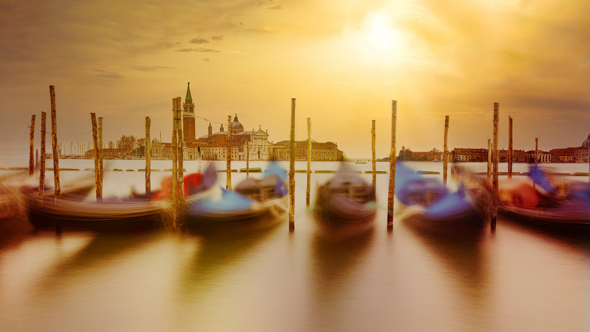 Valse of the Venetian Gondolas Poster och Canvastavla