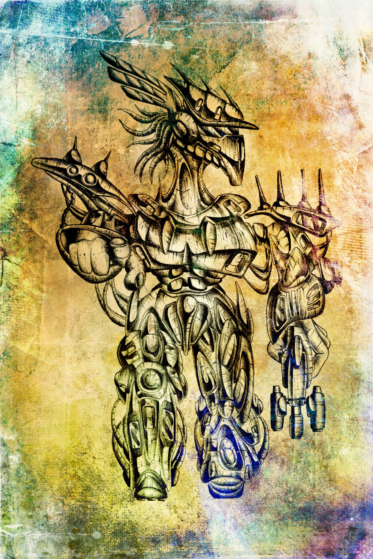 It was not me cyborg Poster och Canvastavla