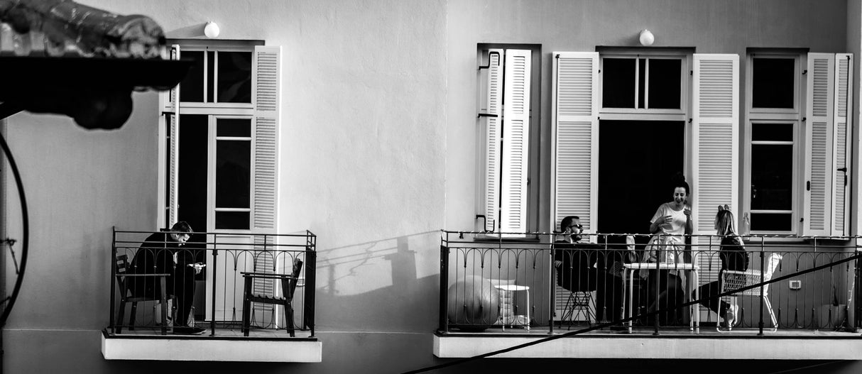 afternoon on the Balcony Poster och Canvastavla