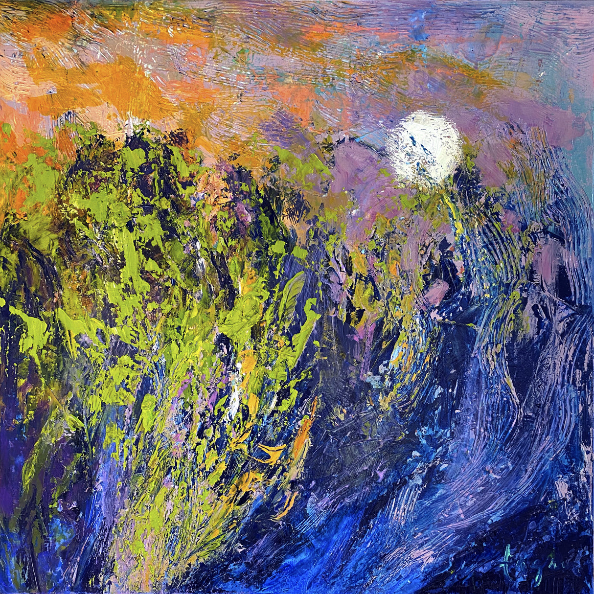 Df217marshmoonrise Poster och Canvastavla