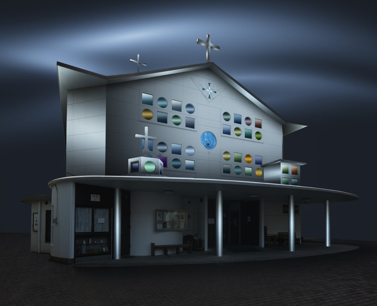 Architecture Pieces Poster och Canvastavla