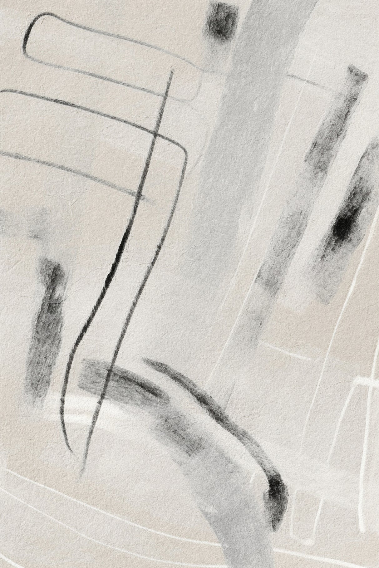 Gestual #5 Poster och Canvastavla