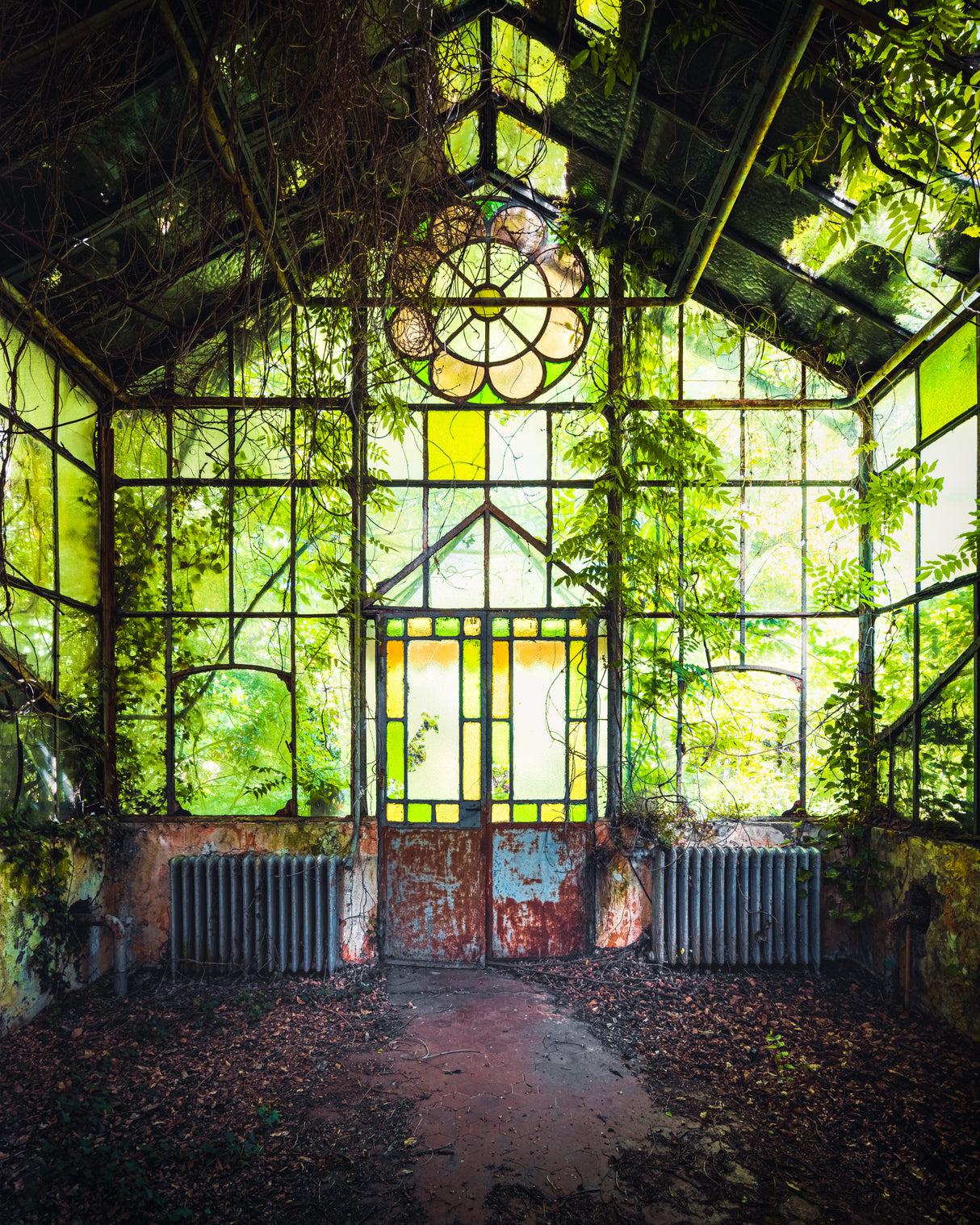 Italian Greenhouse Poster och Canvastavla