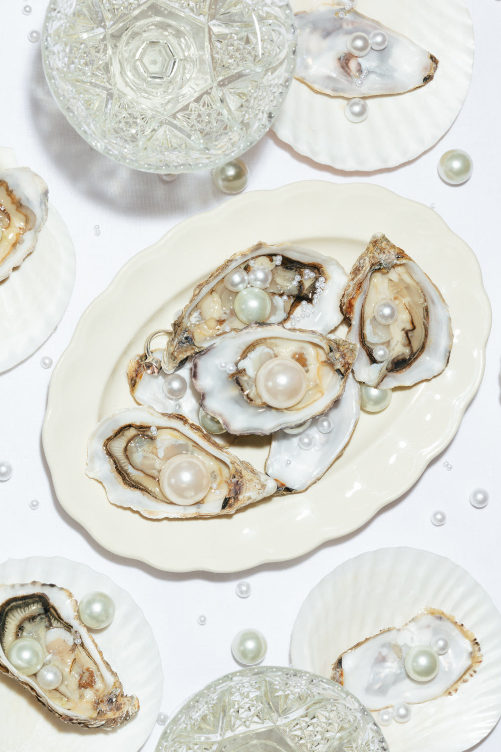 Oysters & Pearls No 03 Poster och Canvastavla