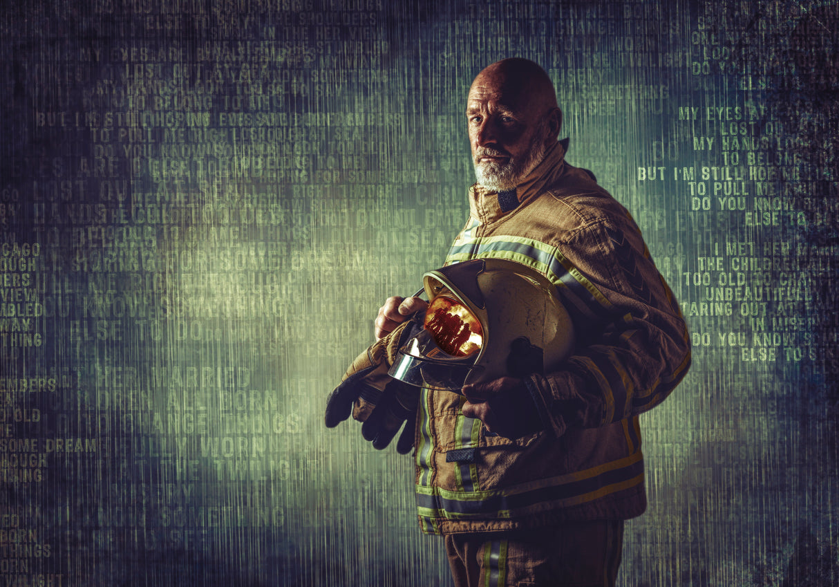 Flashbacks of a FireFighter Poster och Canvastavla