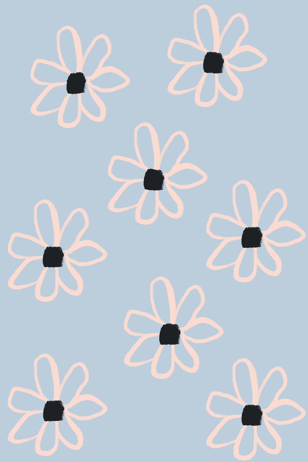 Bold Flowers No 1 Poster och Canvastavla