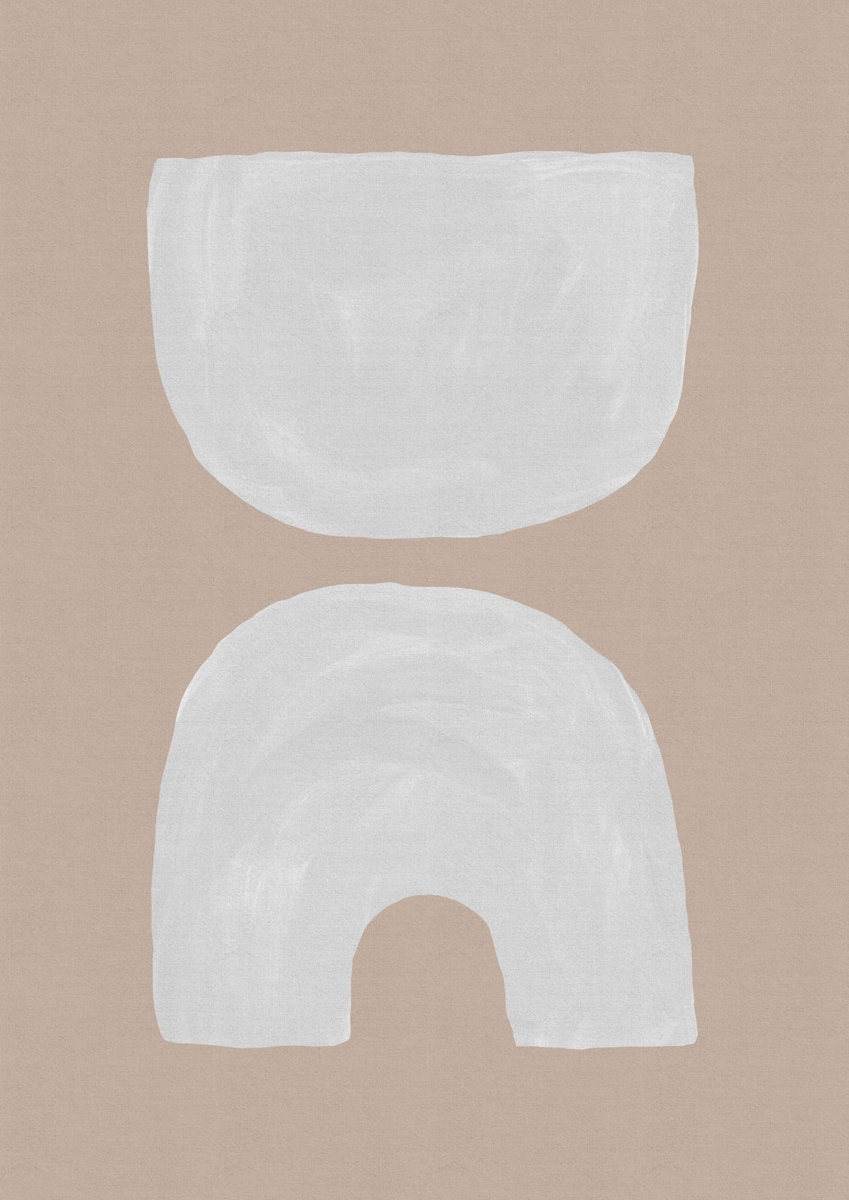 Mid Century Brown I Poster och Canvastavla