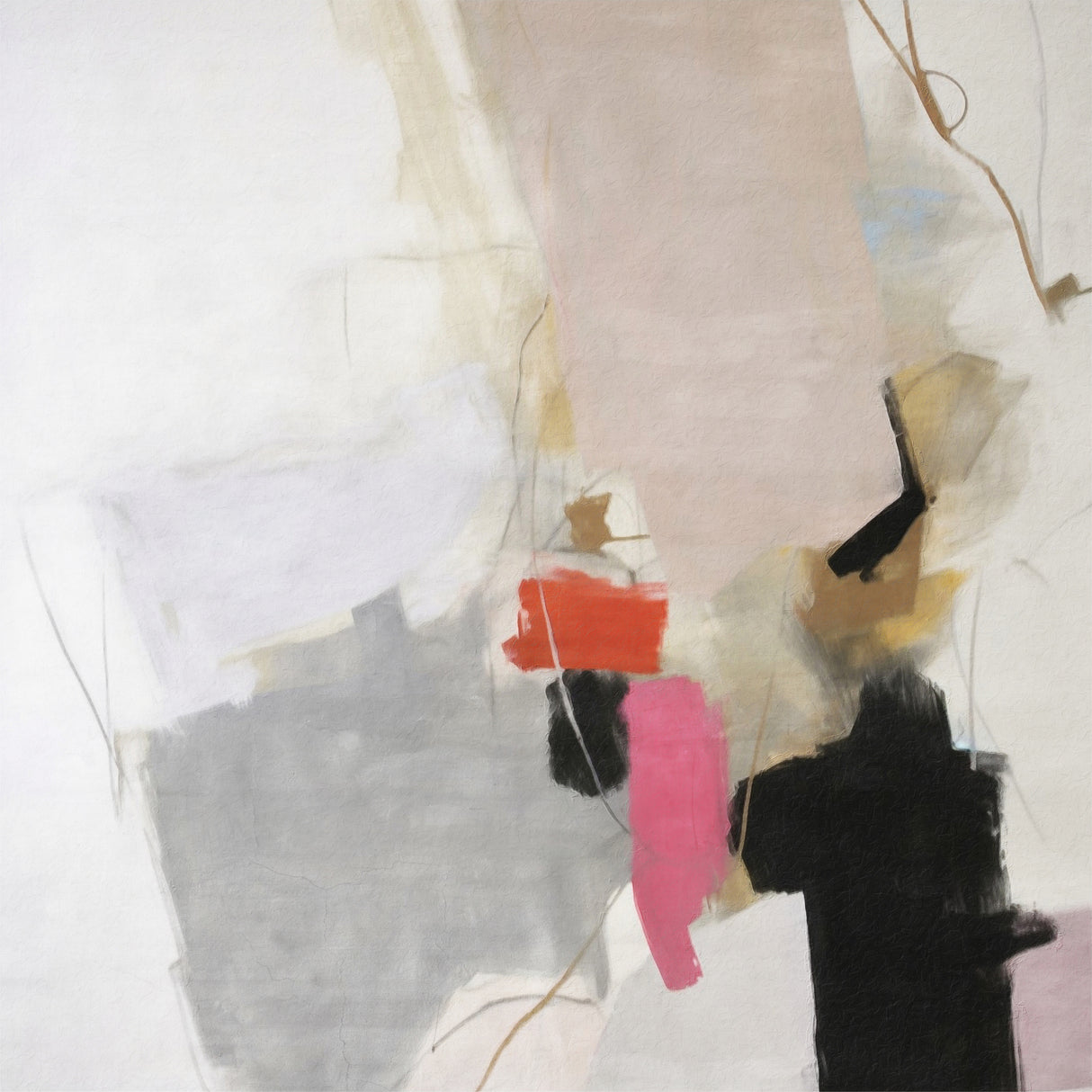 Action painting IV Poster och Canvastavla