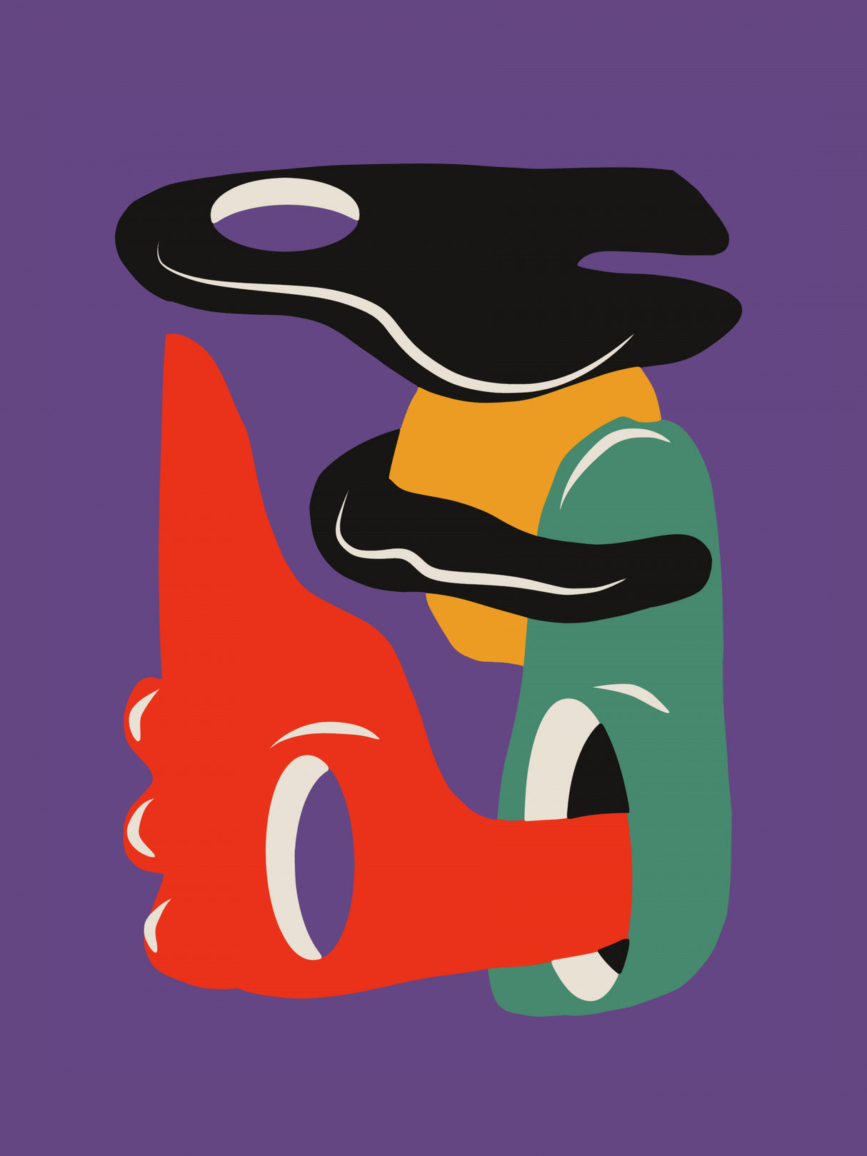 Surreal Liquid Dimension Poster och Canvastavla
