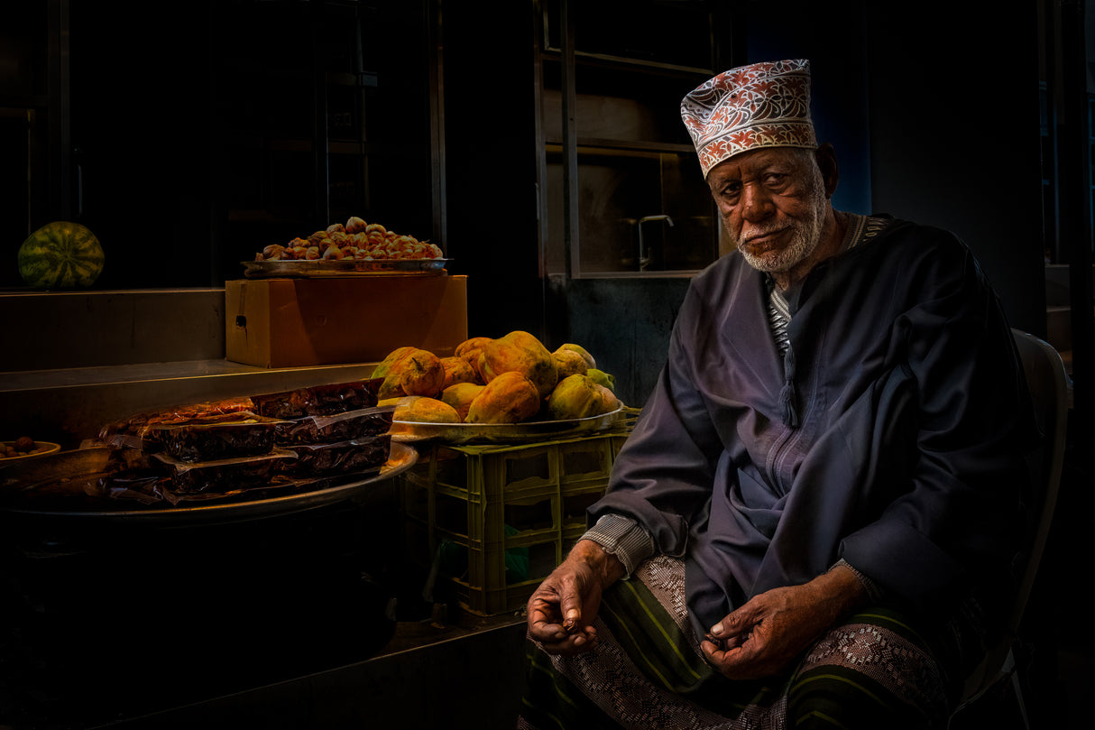 The fruit Seller Poster och Canvastavla