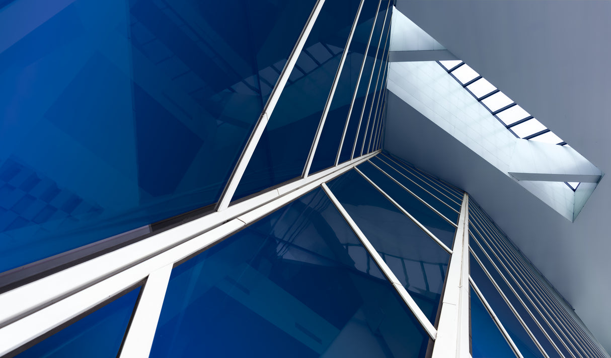 Windows in blue Poster och Canvastavla