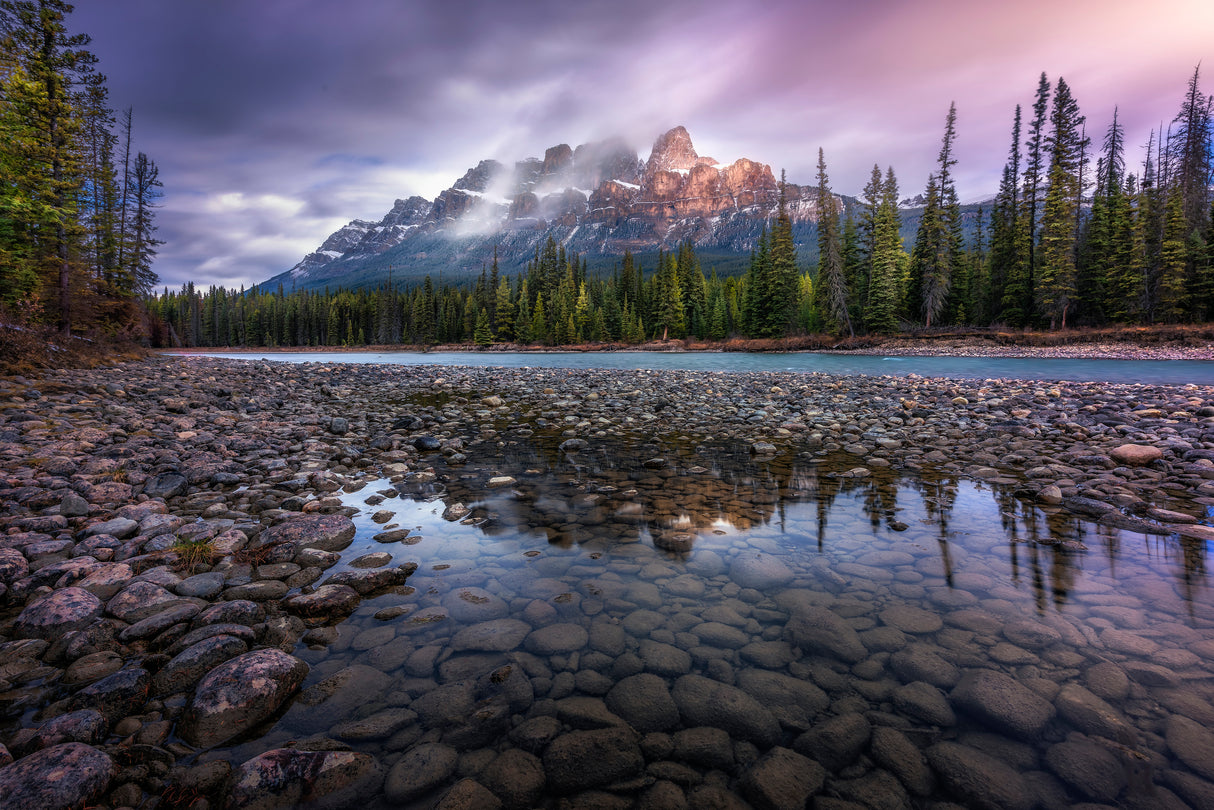 Castle Mountain Poster och Canvastavla