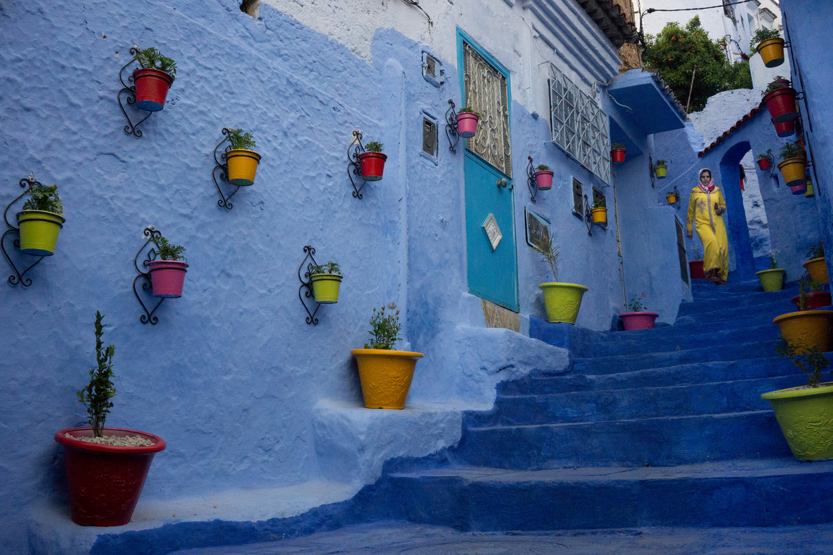 color in Morocco Poster och Canvastavla