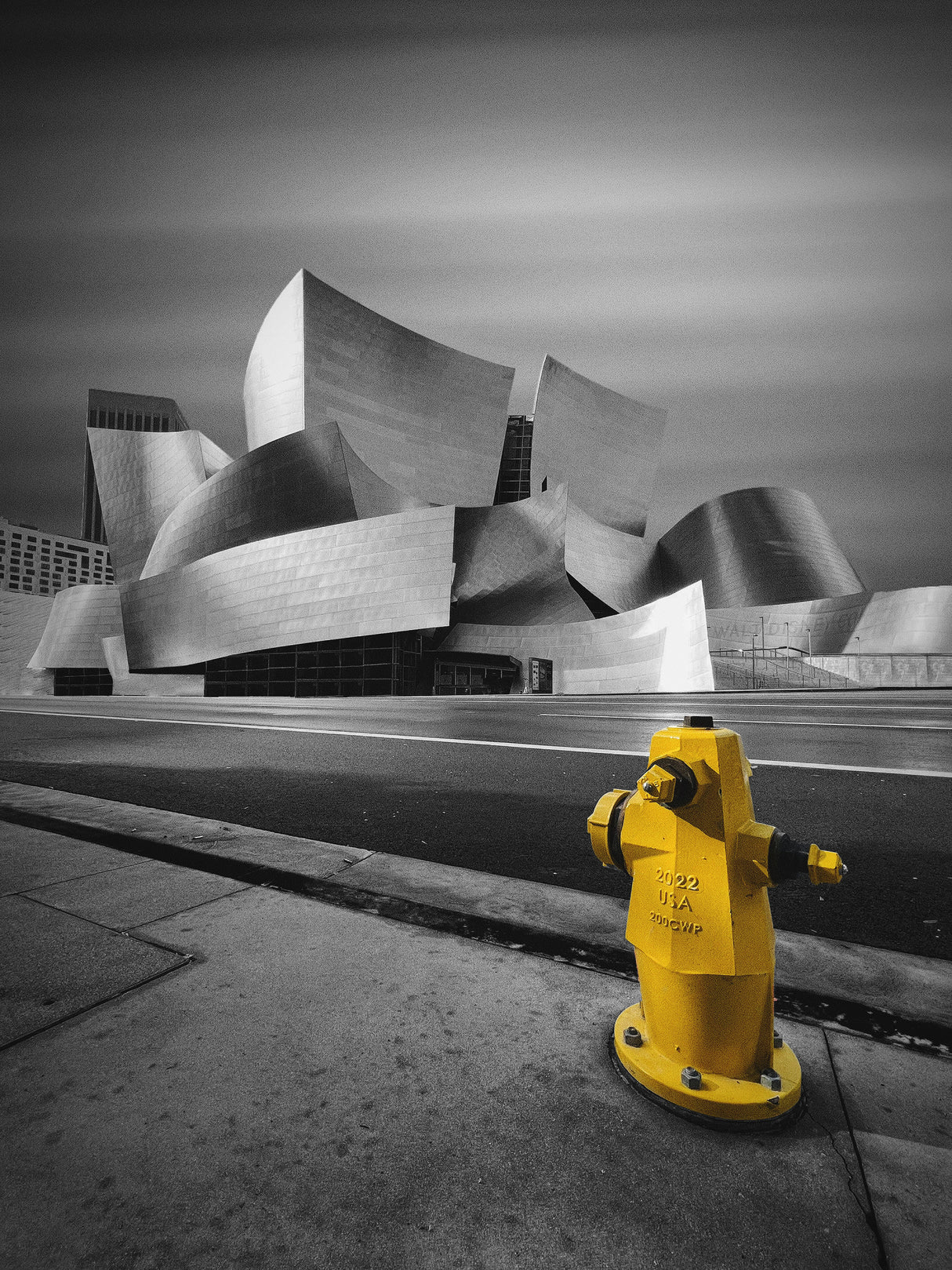 Walt Disney Concert Hall Poster och Canvastavla