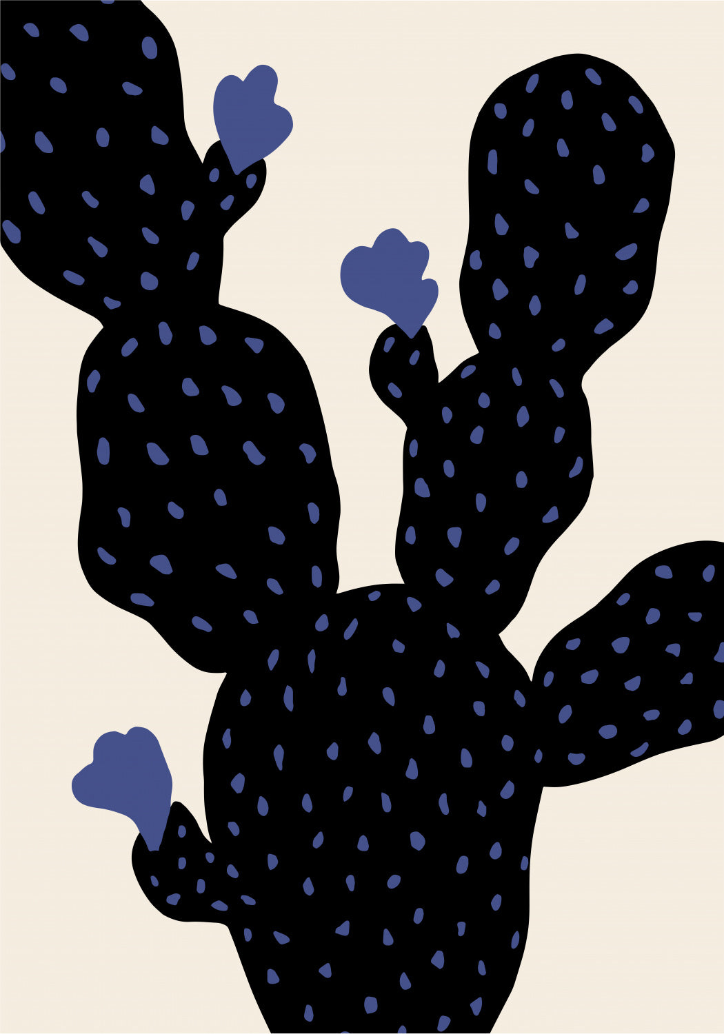 Prickly Pear Cactus Poster och Canvastavla
