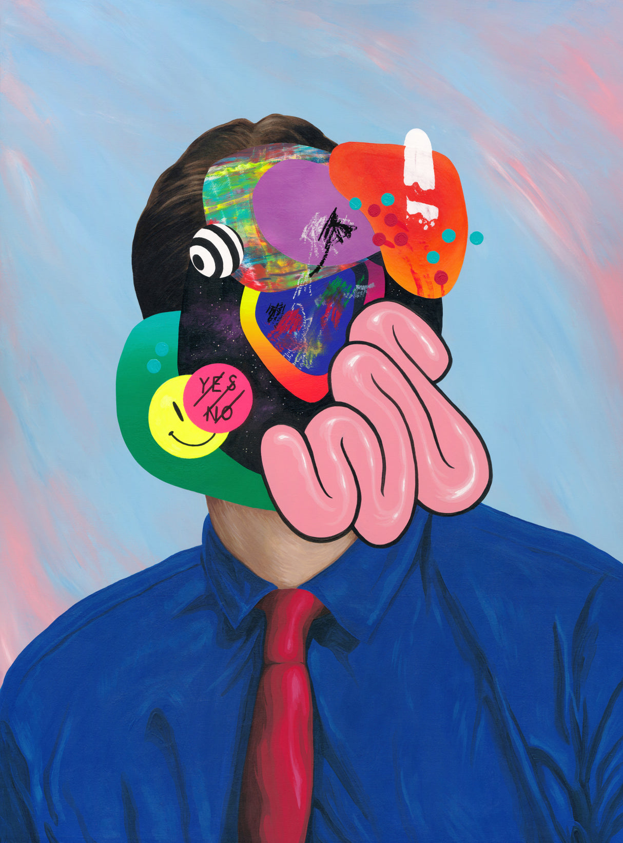 Trying Hard To Look Busy Poster och Canvastavla