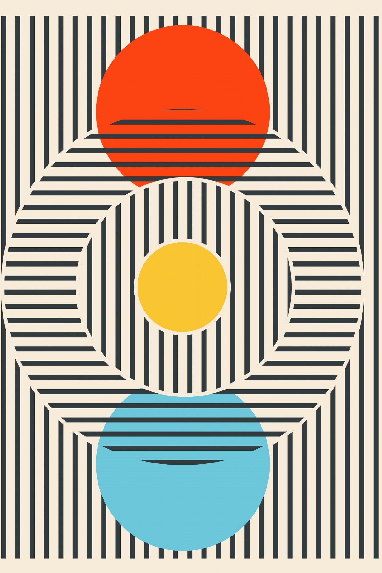 Minimal Planets Series #2 Poster och Canvastavla