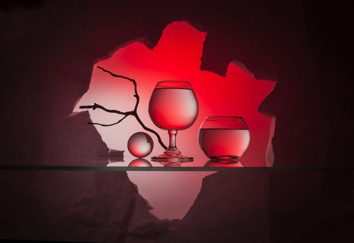 From the series "Experiments with glass" Poster och Canvastavla