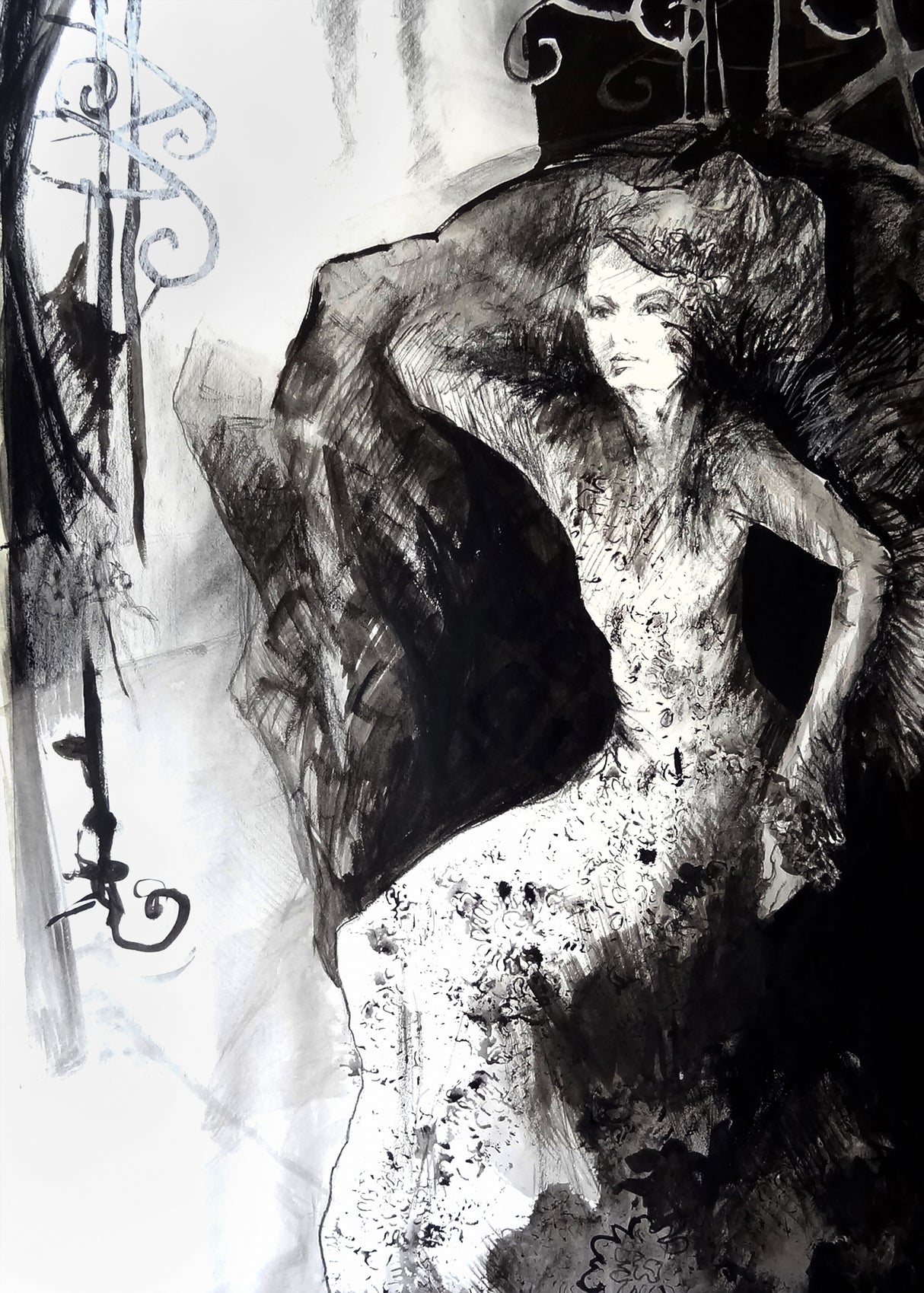 Cabaret 5 Version 50x70 Poster och Canvastavla