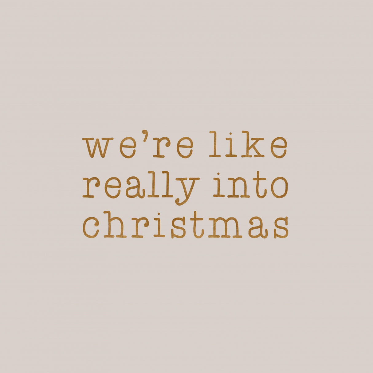 Xmas Really Into Poster och Canvastavla