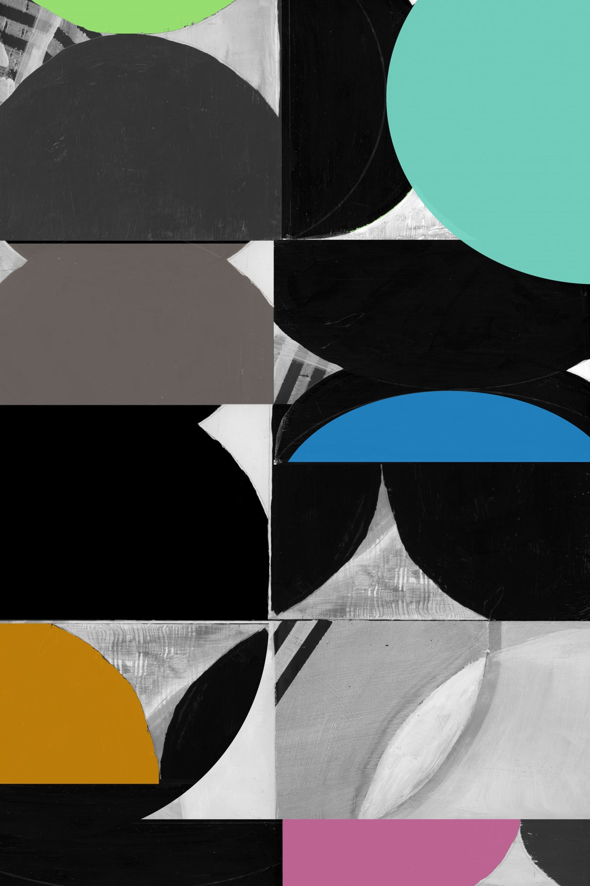 Geometric Shapes Poster och Canvastavla