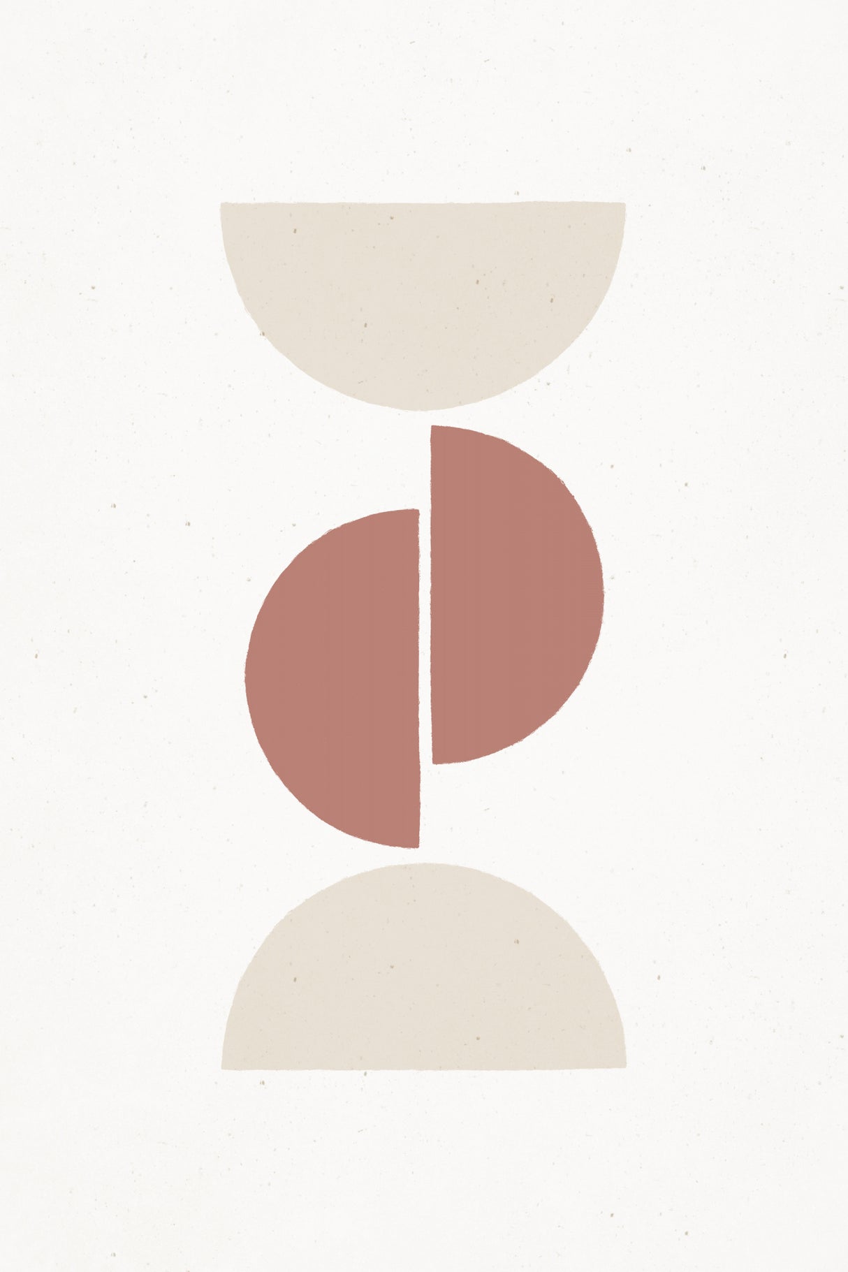 Rust and Sand - Geo Poster och Canvastavla