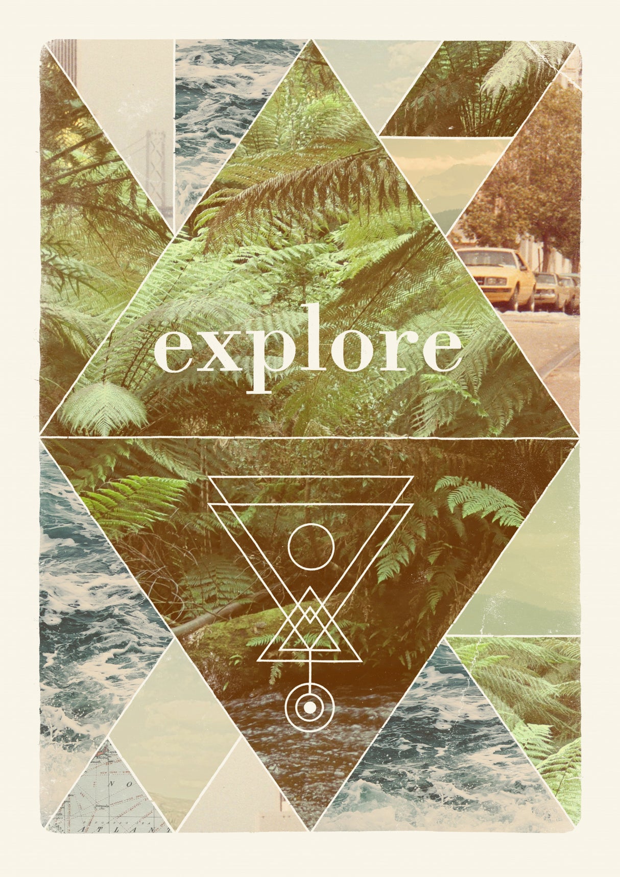 Explore Ii A1 Poster och Canvastavla