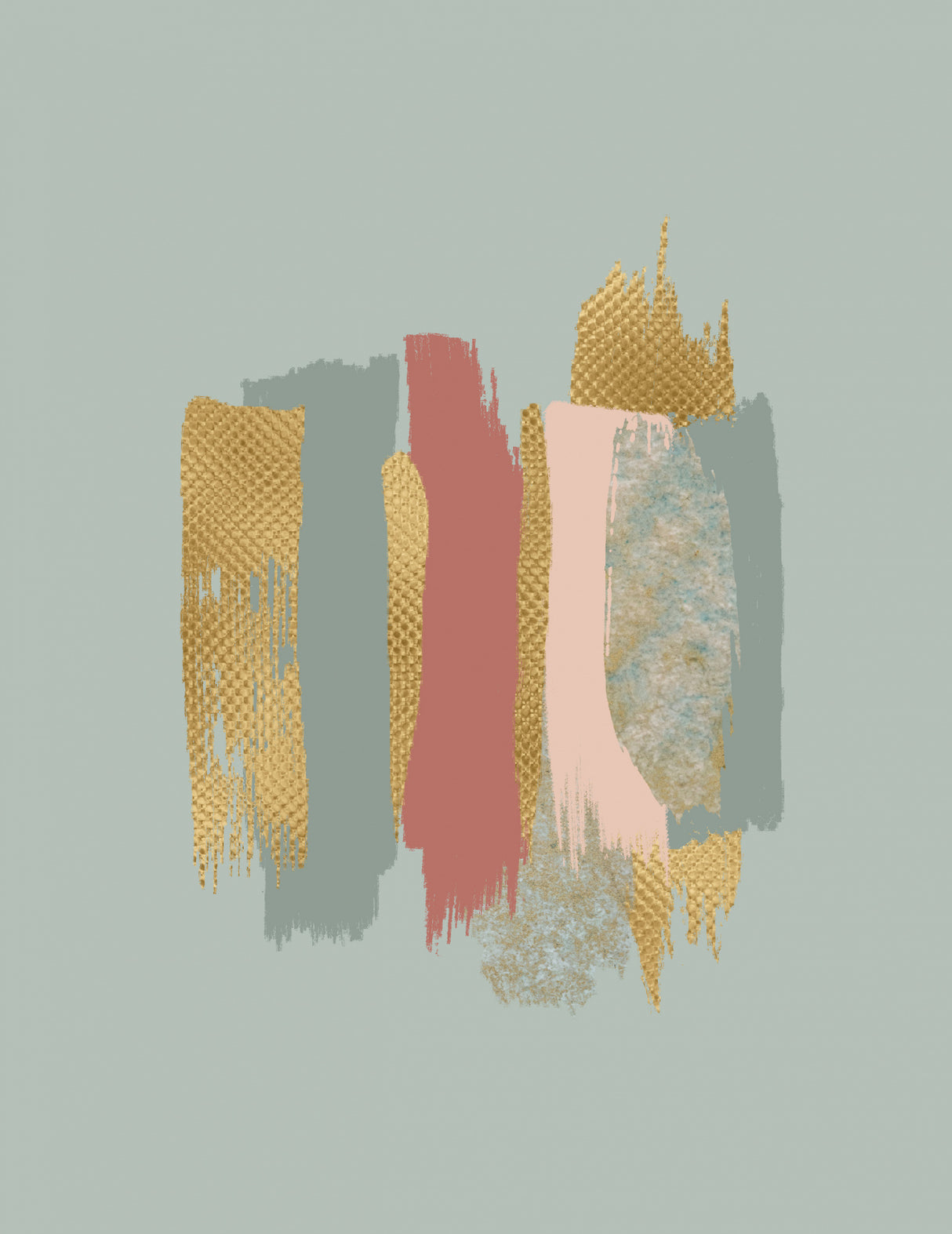 Brushes Poster och Canvastavla