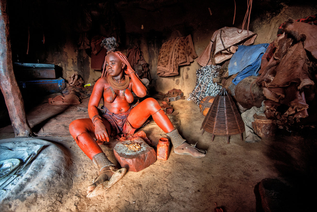 Himba woman Poster och Canvastavla