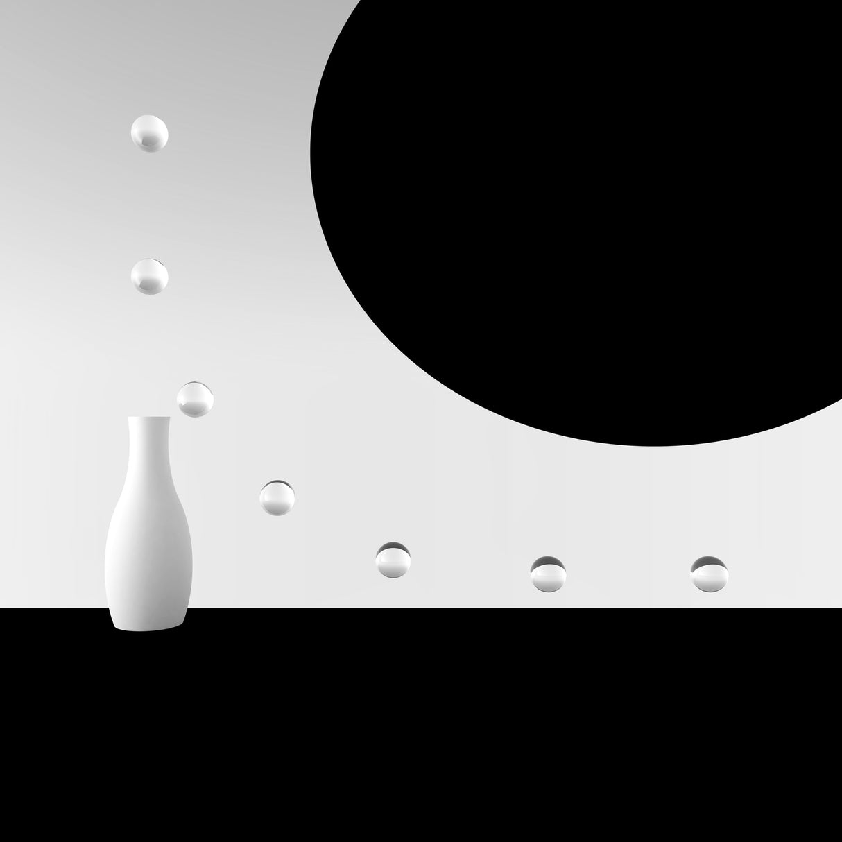 Curve Drops Poster och Canvastavla