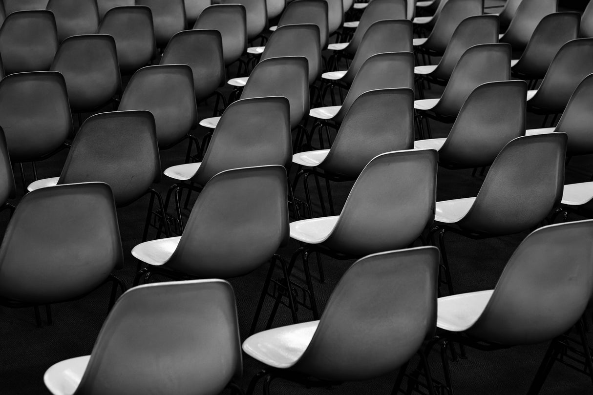 Rows of seats Poster och Canvastavla