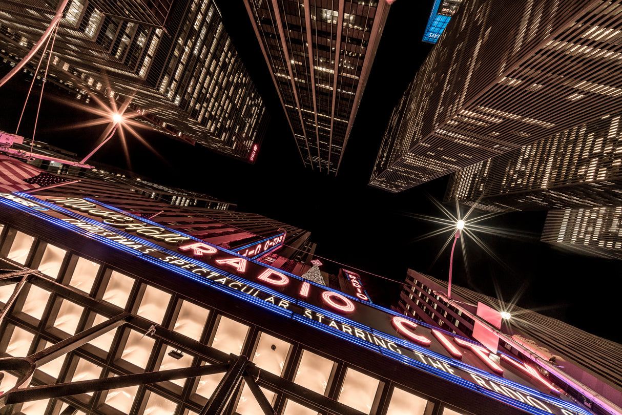 New York Radio City Music Hall Poster och Canvastavla