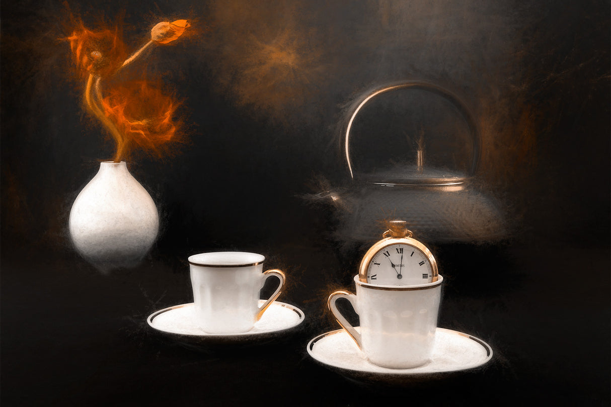 Tea time ... Poster och Canvastavla
