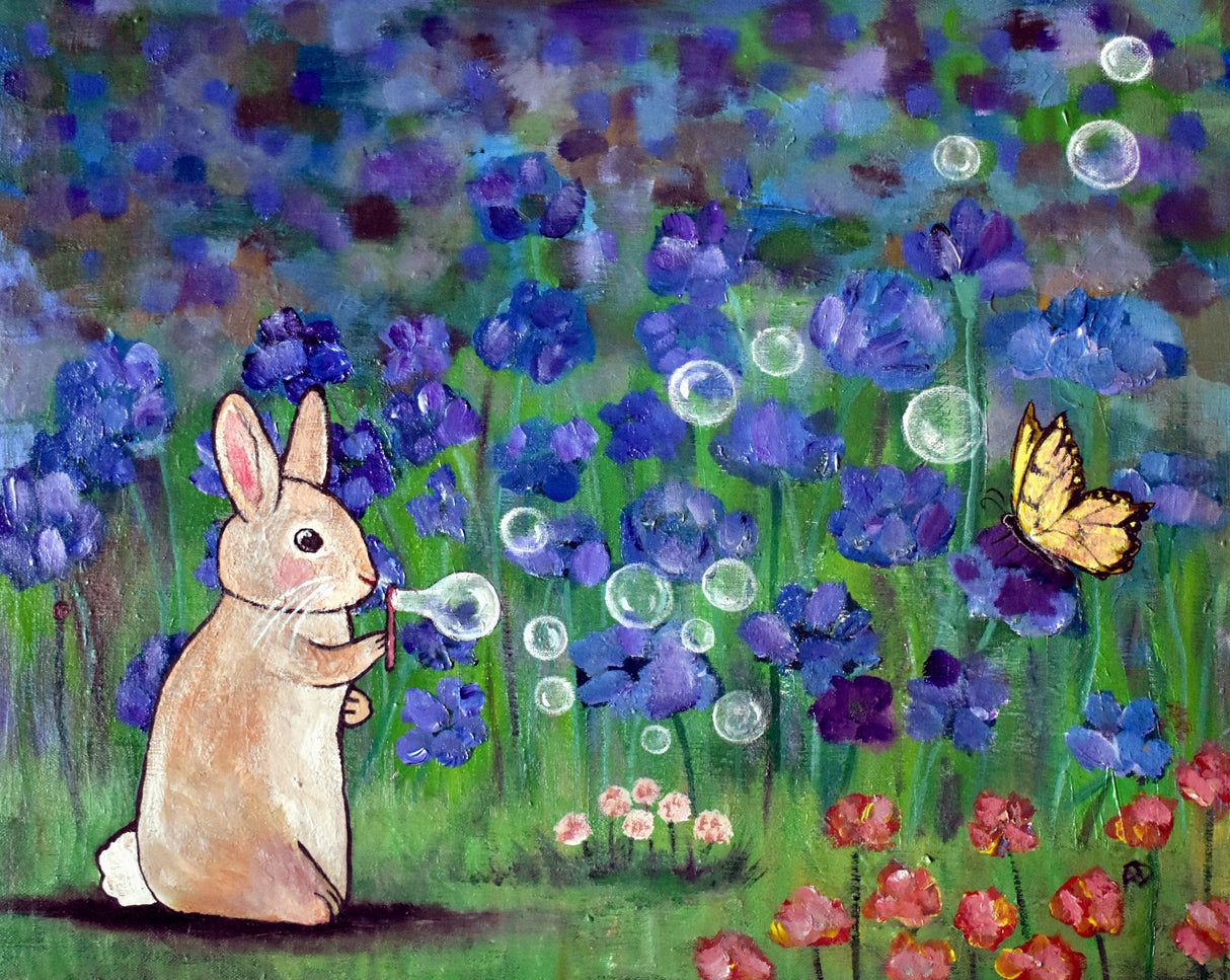 Springtime In the Garden Poster och Canvastavla