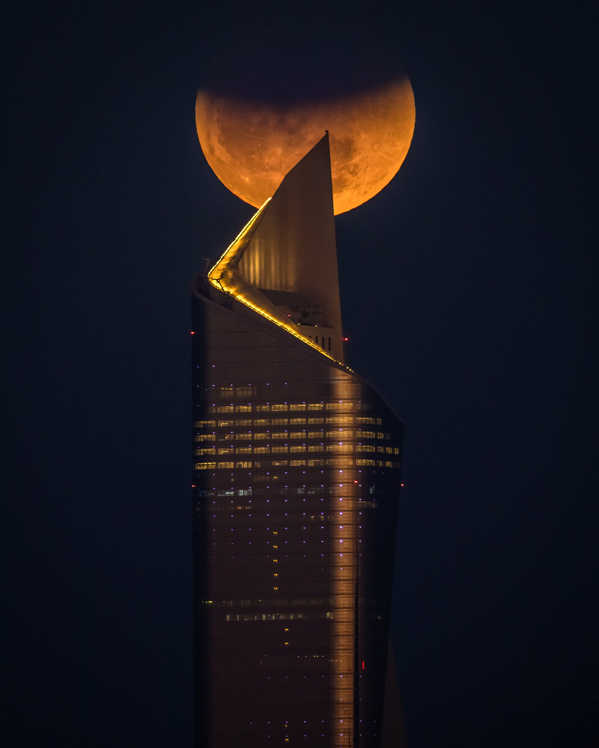 Super Blue Blood Moon Poster och Canvastavla